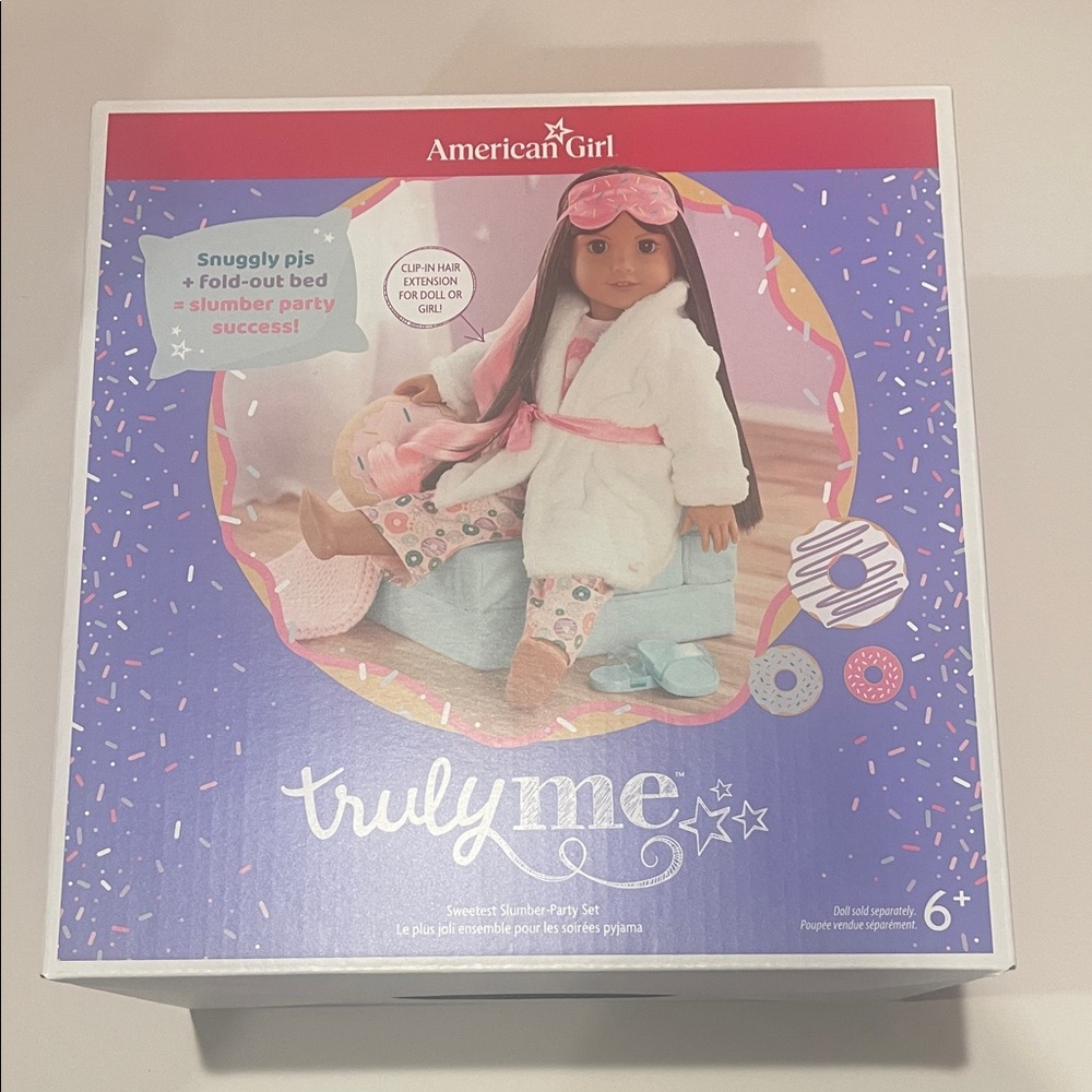 American Girl Truly Me Sweetest Slumber Party Set for 18 inch dolls